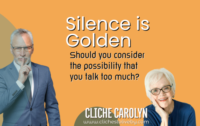 Silence is Golden, A blog post by Dr. Carolyn Lee