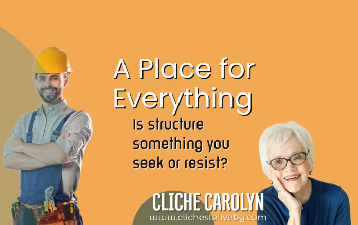 A Place for Everything- A blog by Carolyn Lee