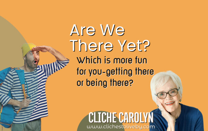 Are We There Yet? - A blog by Carolyn Lee