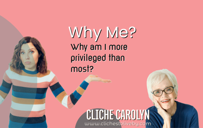 Why Me?- A blog by Carolyn Lee