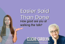 Easier Said Than Done Easier Said Than Done- A blog by Carolyn Lee