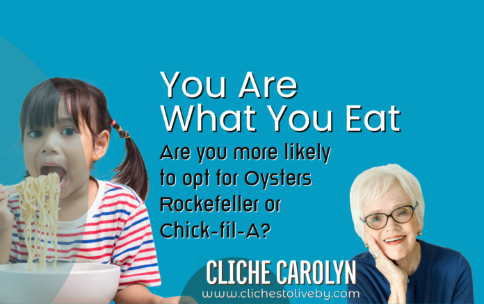 You Are What You Eat- A blog by Carolyn Lee