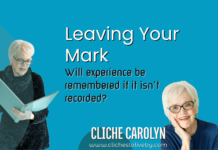 Leaving Your Mark Leaving Your Mark- A blog by Carolyn Lee